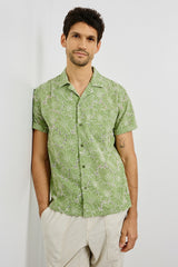TYLER SHIRT - GREEN WHITE SUNFLOWER| Rails on sale