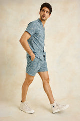 TYLER SHIRT - MULTI BLUE SUNFLOWER| Rails outlet