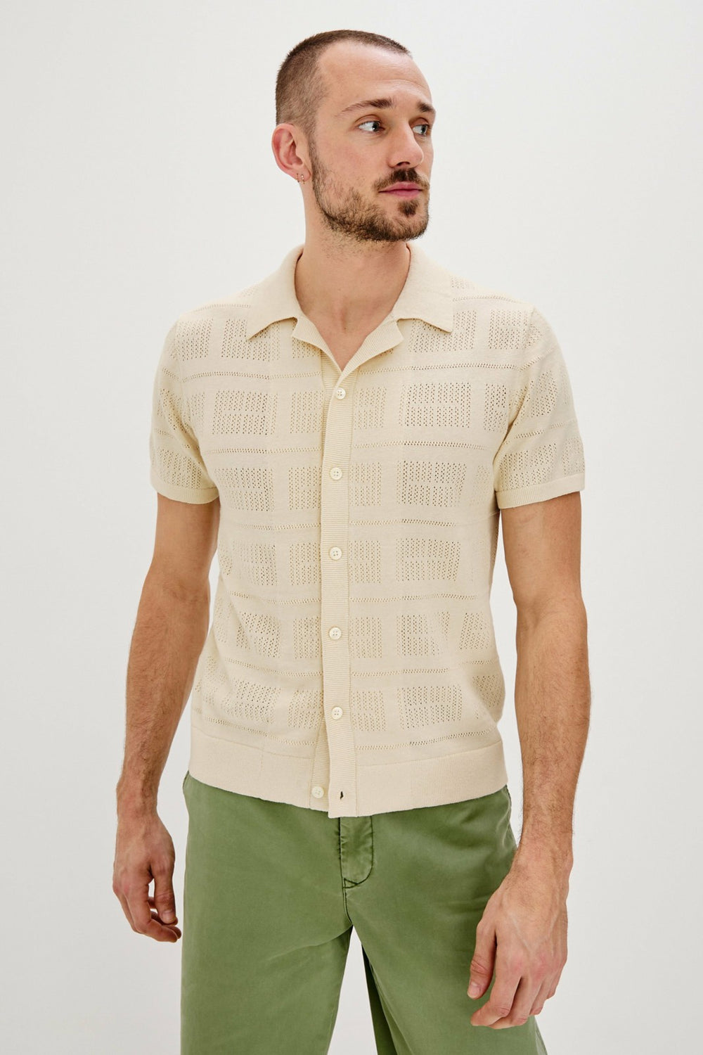 YATES SHIRT - CREAM| Rails US