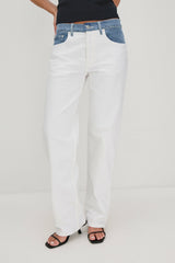 DEL MAR BOYFRIEND - SKIPPER WHITE| Rails discount