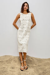 RAILS X LSPACE CALLA DRESS - WHITE SEA SHELL CROCHET| Rails US