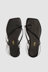 TKEES SQUARE TOE MILLIE SANDAL - SABLE| Rails on sale