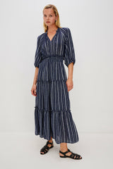 CATERINE DRESS - ROCHE STRIPE| Rails for sale