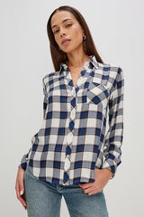 HUNTER SHIRT - GOLDEN COBALT| Rails for sale