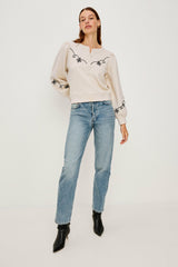 HANNE SWEATSHIRT - ECRU| Rails US