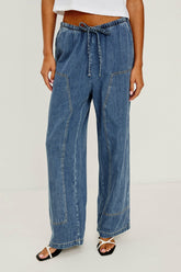 SANDERSON PANT - ANTIQUE BLUE| Rails online