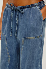 SANDERSON PANT - ANTIQUE BLUE| Rails online