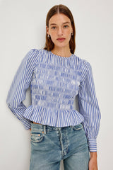 TABI TOP - MARINER WHITE STRIPE| Rails for sale