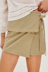 TAMARIN SKIRT - LIGHT OLIVE| Rails on sale