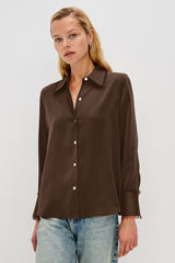 ABBEY SHIRT - ESPRESSO| Rails sale