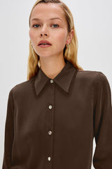 ABBEY SHIRT - ESPRESSO| Rails sale