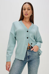 PHILIPPA CARDIGAN - STONE BLUE| Rails discount
