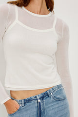 LOVISA TOP - WHITE| Rails on sale