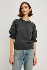 AGGY TOP - WASHED BLACK| Rails near me