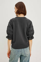AGGY TOP - WASHED BLACK| Rails near me