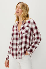 HUNTER SHIRT - RASPBERRY WINE| Rails US