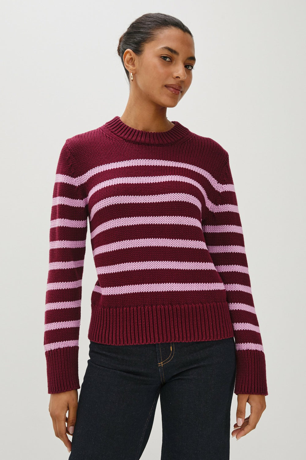 ALISE SWEATER - MULBERRY STRIPE| Rails for sale