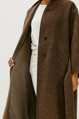 ROLAND COAT - HEATHER UMBER| Rails US