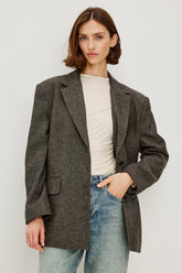 BRIDGES BLAZER - CAMEL BLACK HERRINGBONE| Rails online