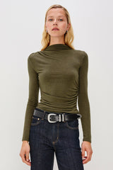 JOELLE TOP - HEATHER OLIVE| Rails US
