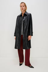 HILLS JACKET - FAUX LEATHER BLACK| Rails sale