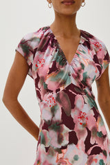 KOURT DRESS - MAGENTA VERBENA| Rails US