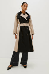 MAUD COAT - BLACK TAUPE| Rails for sale