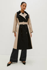 MAUD COAT - BLACK TAUPE| Rails for sale