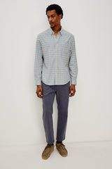 VANCE SHIRT - CHARCOAL BLUE CHECK| Rails sale