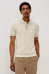 HARDY POLO SHIRT - OAT HEATHER| Rails US