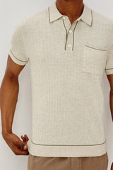 HARDY POLO SHIRT - OAT HEATHER| Rails US