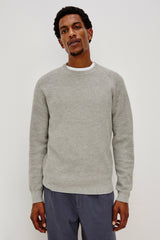 VANN SWEATER - GREY HEATHER| Rails outlet