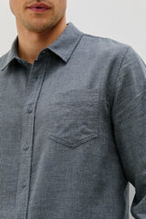 WYATT SHIRT - CHARCOAL NAVY HOUNDSTOOTH| Rails on sale