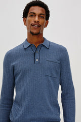 FENTON SWEATER - BLUE MELANGE| Rails sale