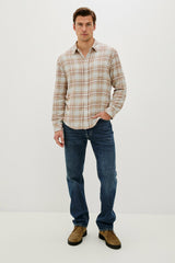 LENNOX SHIRT - CURRANT TAWNY MELANGE| Rails US