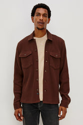 WELLS SHIRT JACKET - CHOCOLATE| Rails near me