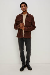 WELLS SHIRT JACKET - CHOCOLATE| Rails near me