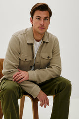 WELLS SHIRT JACKET - BARLEY| Rails discount