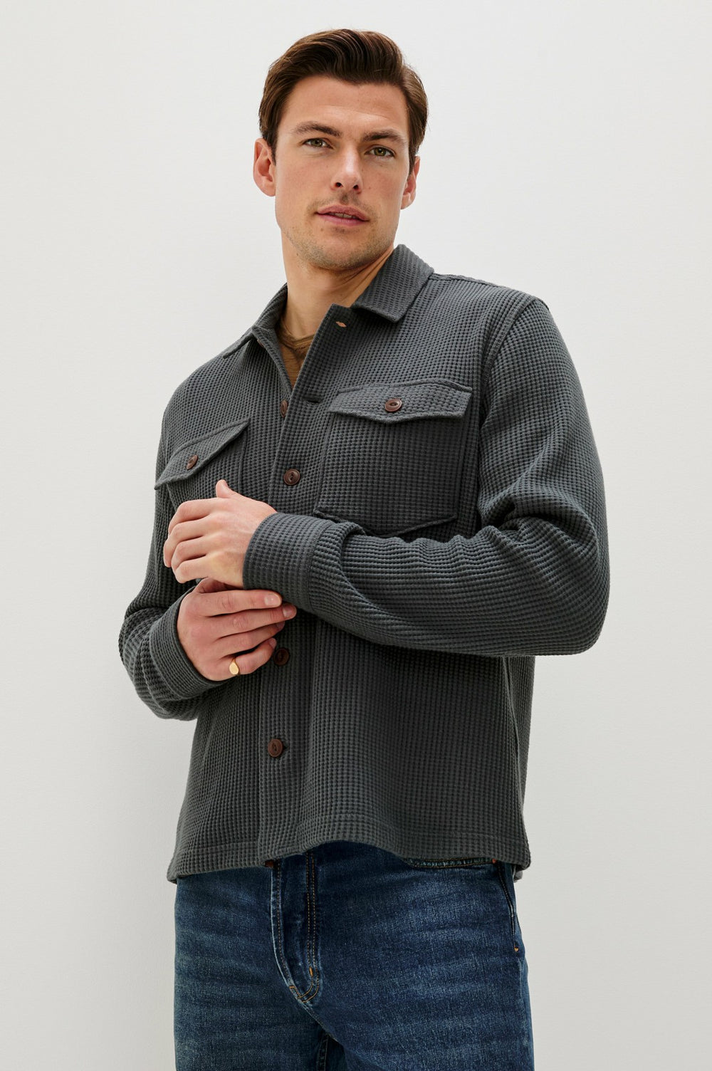 WELLS SHIRT JACKET - INK| Rails sale