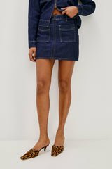 FALLBROOK SKIRT - DEEP INDIGO| Rails US