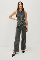 PORTOLA VEST - WASHED CHARCOAL| Rails sale