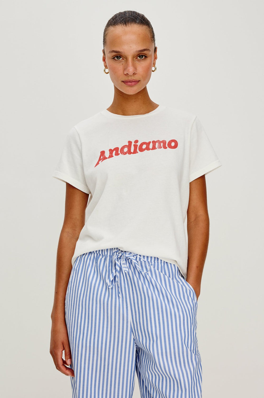 GIADZY X RAILS CLASSIC CREW NECK T-SHIRT - ANDIAMO| Rails US