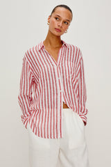 GIADZY X RAILS GIADA SHIRT - RAVELLO STRIPE| Rails for sale