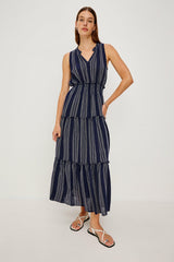 LOULOU DRESS - MAGALIA STRIPE| Rails on sale