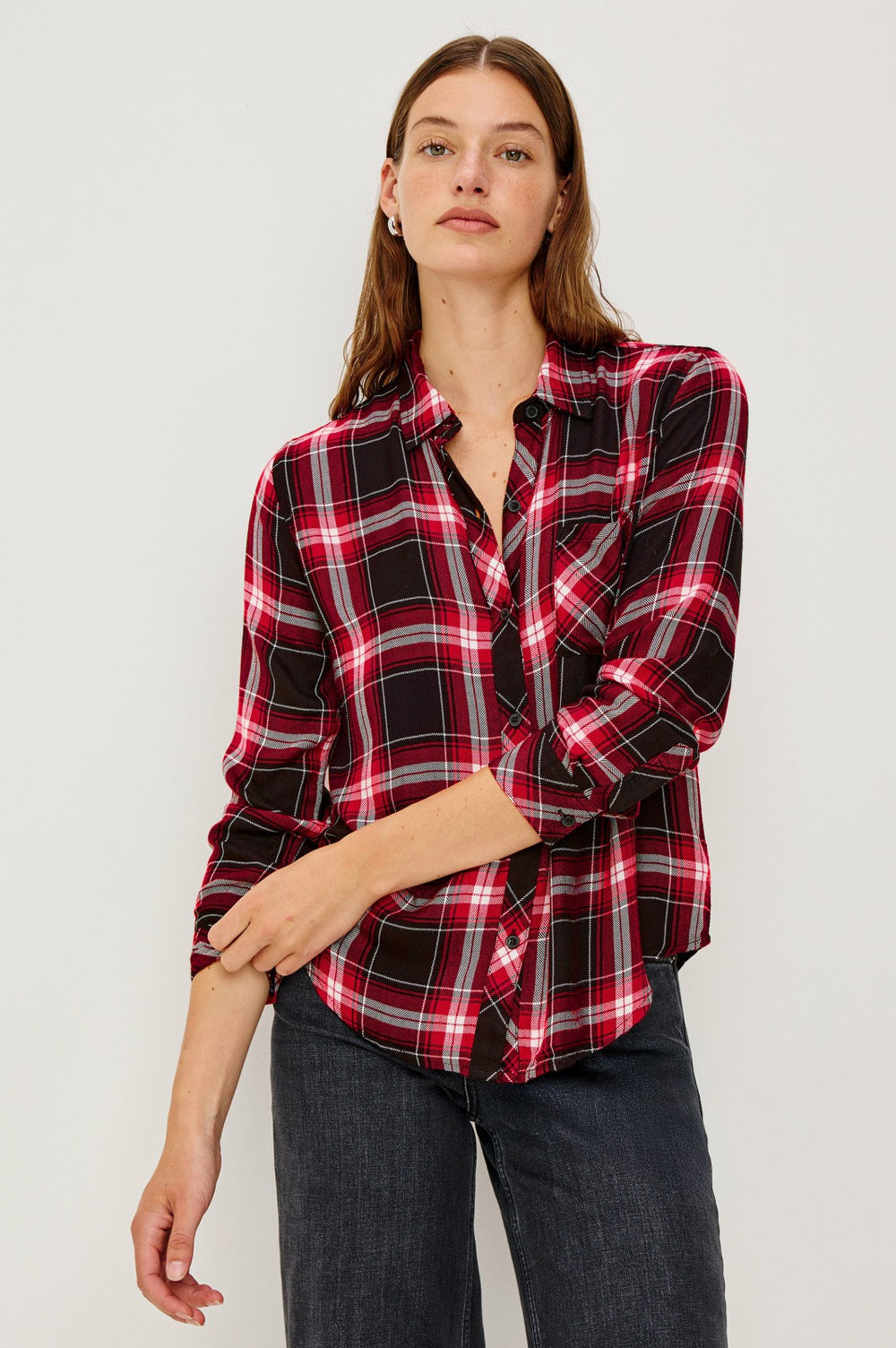 HUNTER SHIRT - BLACK CANDY WHITE| Rails near me
