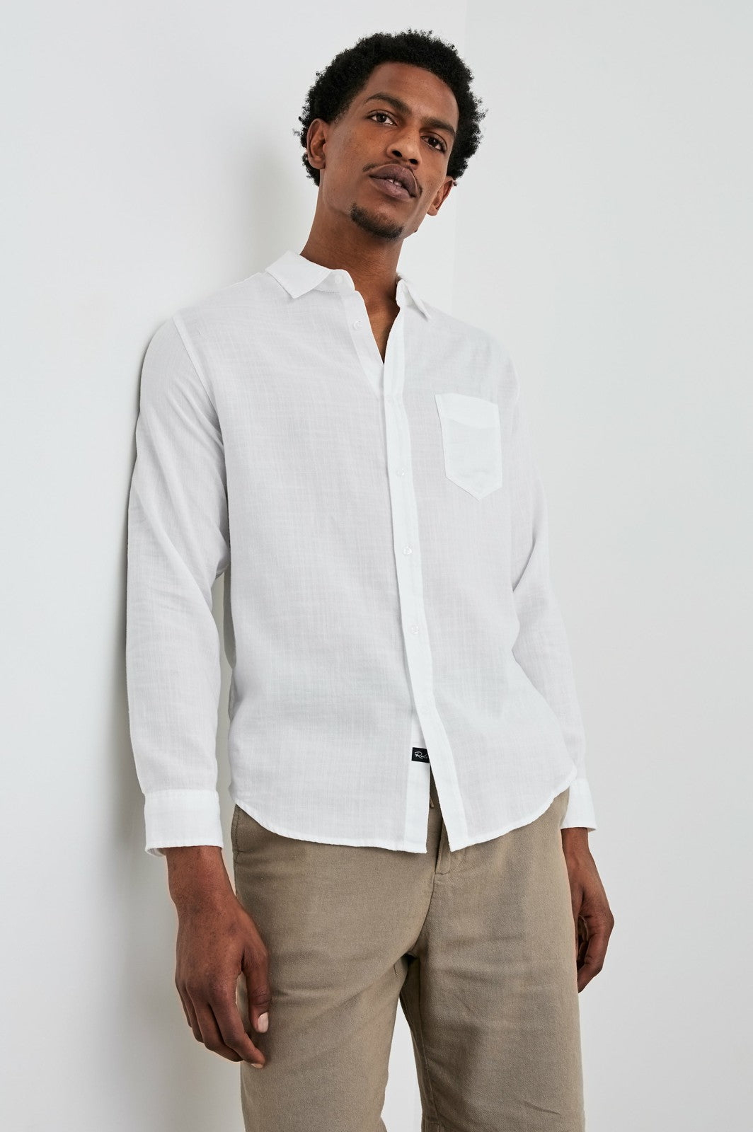 WYATT SHIRT - WHITE| Rails discount