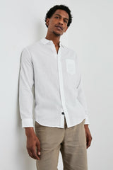 WYATT SHIRT - WHITE| Rails discount