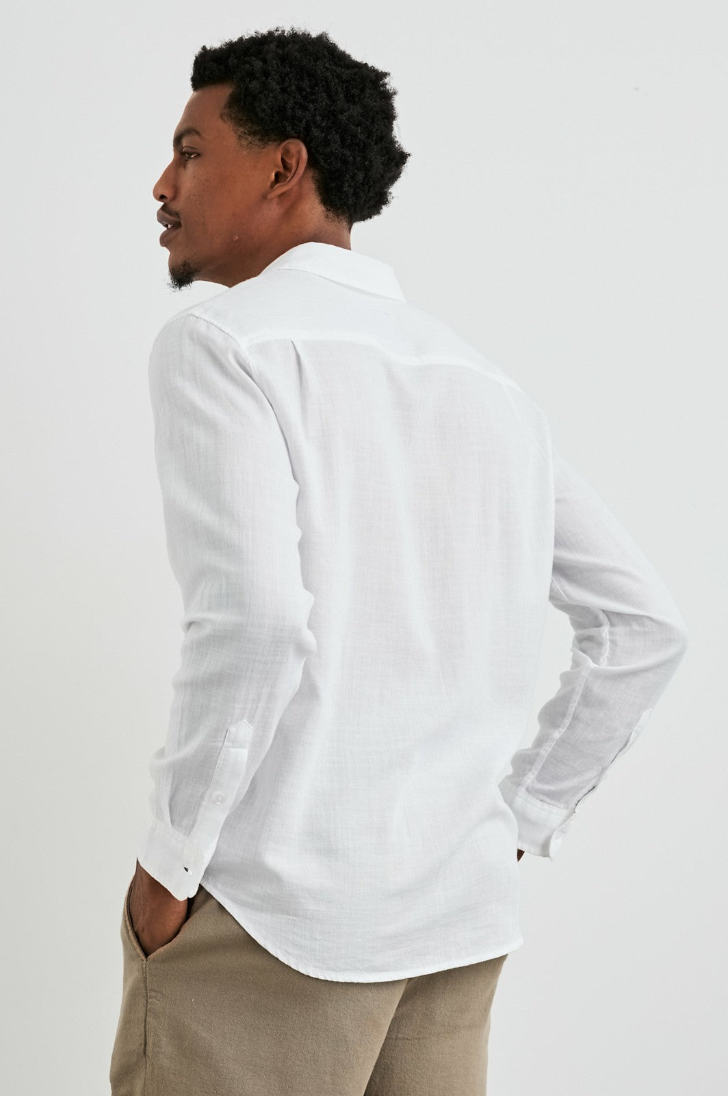 WYATT SHIRT - WHITE| Rails discount