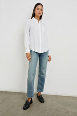 HUNTER SHIRT - IVORY CHECK| Rails on sale