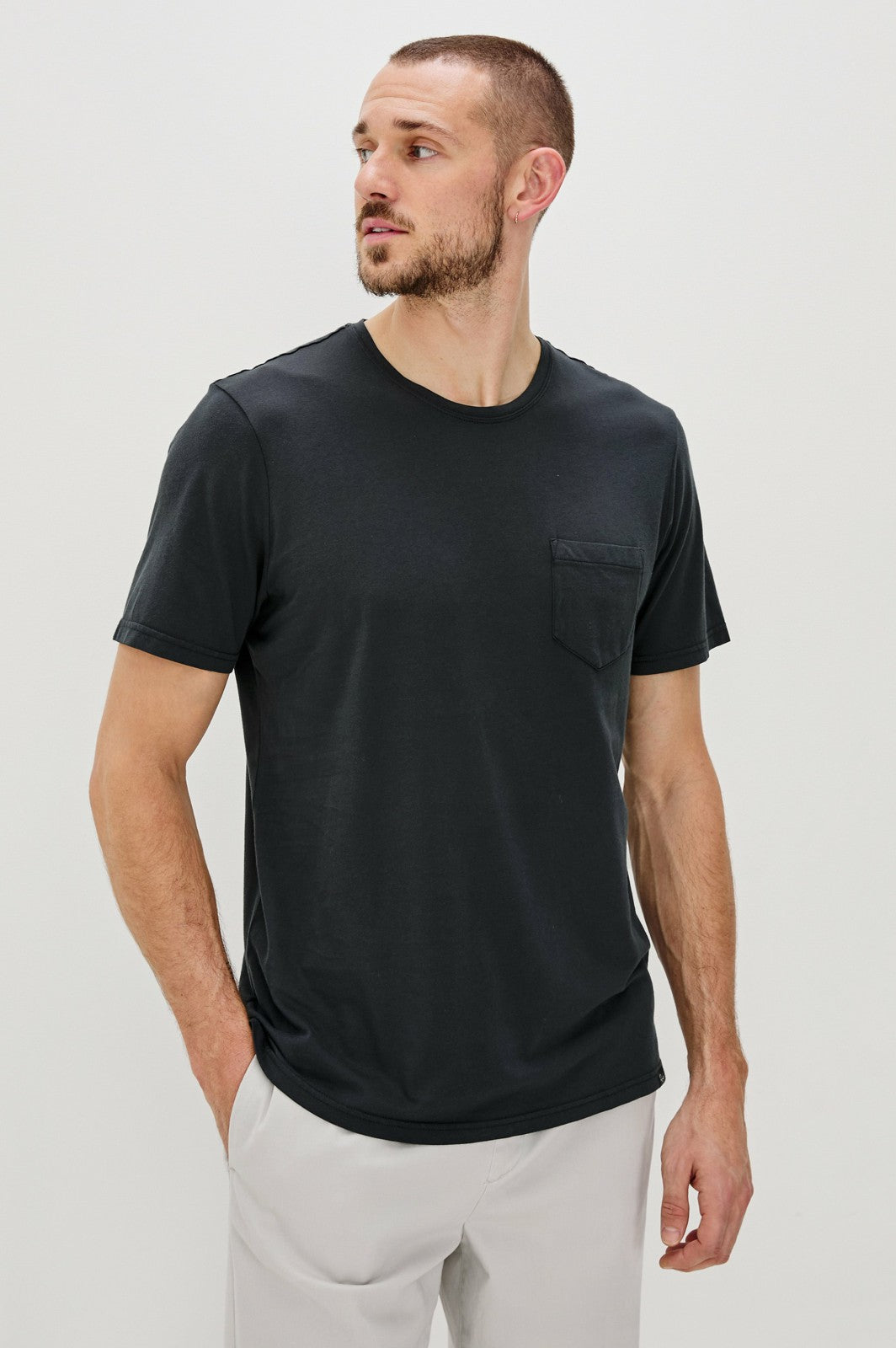 JOHNNY T-SHIRT - CARBON| Rails sale